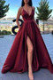 Βραδινά φορέματα Έτος 2021 απλός Λαιμόκοψη V Μπροστινό σχισμή Σατέν - Σελίδα 6