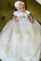 Υψηλή καλύπτονται Μακρύ Δαντέλα Κοντομάνικο Φόρεμα Βάπτισης - Σελίδα 1