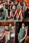 Παράνυμφος φορέματα Αμάνικο Μπροστινό σχισμή Σέξι Κόσμημα Γοργόνα Δαντέλα - Σελίδα 4