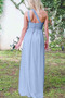 Παράνυμφος φορέματα Μακρύ Ασύμμετρα μανίκια Καλοκαίρι απλός Αμάνικο Γραμμή Α - Σελίδα 2