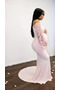 Βραδινά φορέματα Εγκυμοσύνη Γοργόνα Χαλαρά μανίκια Από τον ώμο Καλοκαίρι - Σελίδα 4