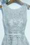 Παράνυμφος φορέματα Αμάνικο Δαντέλα επικάλυψης Μέχρι το Γόνατο Ανάποδο Τρίγωνο - Σελίδα 3