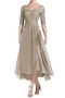 Μητέρα φόρεμα Άνοιξη Φυσικό Κομψό & Πολυτελές υψηλή Χαμηλή Σιφόν - Σελίδα 1