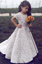 Λουλούδι κορίτσι φορέματα Δαντέλα Κοντομάνικο Επίσημη Χάνει Φερμουάρ επάνω Καλοκαίρι - Σελίδα 1