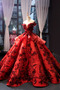 Μπάλα φορέματα Έτος 2019 Δαντέλα-επάνω Γραμμή Α Φυσικό Σατέν Τονισμένα ροζέτα - Σελίδα 7