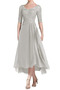 Μητέρα φόρεμα Άνοιξη Φυσικό Κομψό & Πολυτελές υψηλή Χαμηλή Σιφόν - Σελίδα 5