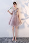 εξώπλατο Χάνει Μίνι Γραμμή Α Τονισμένα ροζέτα Παράνυμφος φορέματα - Σελίδα 1