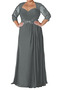 Μητέρα φόρεμα Κομψό & Πολυτελές Γραμμή Α Μισό Μανίκι Αχλάδι Ψευδαίσθηση - Σελίδα 1