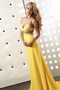 Φυσικό Οι πτυχωμένες μπούστο Κίτρινο Κρυστάλλινη Μπάλα φορέματα - Σελίδα 1