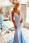 Βραδινά φορέματα Γοργόνα Καλοκαίρι Ντραπέ Αμάνικο Φερμουάρ επάνω Βαθιά v-λαιμός - Σελίδα 3