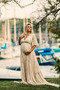 Νυφικά Εγκυμοσύνη Κοντομάνικο Λαιμόκοψη V Αυτοκρατορία Βαθιά v-λαιμός - Σελίδα 1