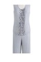 Κοντομάνικο Πέταλο λαιμό Μέχρι τον αστράγαλο Παντελόνι κοστούμι φόρεμα - Σελίδα 4
