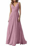 Βραδινά φορέματα Σιφόν Κομψό & Πολυτελές Αμάνικο Βαθιά v-λαιμός Έτος 2023 - Σελίδα 18