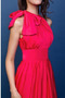 Ελαστικό σατέν Γραμμή Α Κόσμημα Φυσικό Πλισέ Βραδινά φορέματα - Σελίδα 4