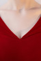 Βραδινά φορέματα Βαθιά v-λαιμός Προσαρμοσμένες μανίκια Κοντομάνικο απλός - Σελίδα 4