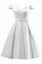 Κοκτέιλ φορέματα Μέχρι το Γόνατο Προσαρμοσμένες μανίκια Έτος 2023 Διακοσμημένες με χάντρες ζώνη - Σελίδα 16