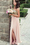 Παράνυμφος φορέματα Σιφόν Καλοκαίρι Πολυτελές Ντραπέ Φυσικό Μπροστινό σχισμή - Σελίδα 3