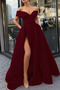 Βραδινά φορέματα Γραμμή Α Μπροστινό Σκίσιμο Καλοκαίρι Έτος 2023 Αχλάδι - Σελίδα 8