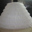 Ταφτάς πολυεστέρα Ελαστική μέση Πλήρες φόρεμα Μεσοφόρι γάμου