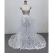 Αφαιρούμενη Φούστα για Φορέματα Νυφική Φούστα Δαντέλα Γαμήλια Αποσπώμενο Τρένο