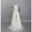 4 στρώσεις τούλινη φούστα Αποσπώμενο τούλι τρενάκι αποσπώμενο Νυφικό παντελόνι Αποσπώμενη φούστα γάμου