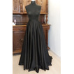 Αποσπώμενη νυφική φούστα Μαύρη μακριά φούστα με τσέπες Προσαρμοσμένη νυφική φούστα
