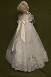 Κόσμημα Τούλι Πριγκίπισσα Μικρό Δαντέλα Άνοιξη Φόρεμα Βάπτισης