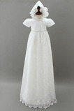 Φόρεμα Βάπτισης Μακρύ Δαντέλα Φθινόπωρο Κόσμημα Γραμμή Α Επίσημη