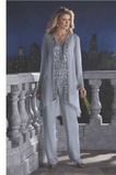 Κοντομάνικο Πέταλο λαιμό Μέχρι τον αστράγαλο Παντελόνι κοστούμι φόρεμα