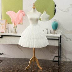 Μεσοφόρι δαντέλα Lolita, Κοντό μπουφάν, Lolita Petticoat, Φούστα Bird Cage 55cm