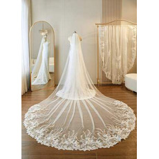 Lace Weil Weil Vintage Cathedral Veil Νυφικό Πολυτελές Πέπλο