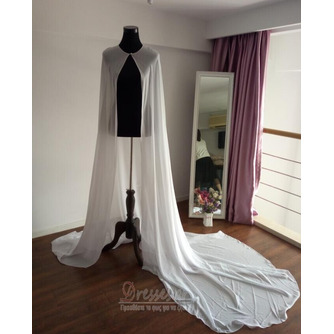 Chiffon μακρύ σάλι απλό κομψό γαμήλιο μπουφάν 2 μέτρα μήκος - Σελίδα 3