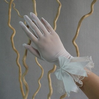 Πλήρη δάχτυλο Λευκό Χάντρες Αίθουσα Σκιά Γάντια γάμου - Σελίδα 2