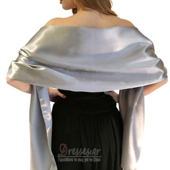 Βραδινό φόρεμα σατέν σάλι Σάλι Σατέν μαντήλι Νυφικό ασορτί - Σελίδα 15