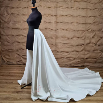 Αποσπώμενη γαμήλια σατέν φούστα αφαιρούμενο φόρεμα τρενάκι σατέν παντελόνι - Σελίδα 3