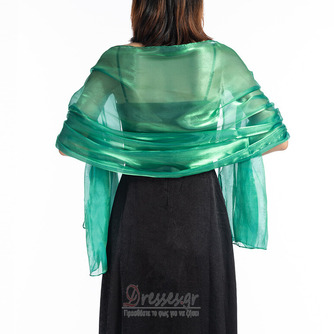Βραδινό Φόρεμα Σάλι Νυφικό Νυφικό Σάλι Μονόχρωμο Φουλάρι - Σελίδα 15