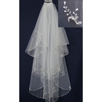 Φθινόπωρο Χάντρες σικ Γαμήλιο φόρεμα θεά Πέπλα του γάμου - Σελίδα 1