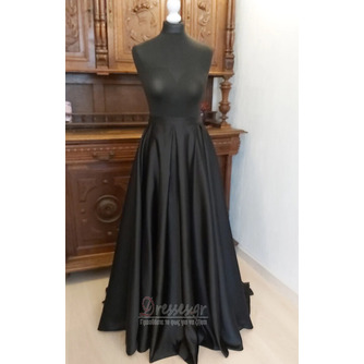 Αποσπώμενη νυφική φούστα Μαύρη μακριά φούστα με τσέπες Προσαρμοσμένη νυφική φούστα - Σελίδα 5