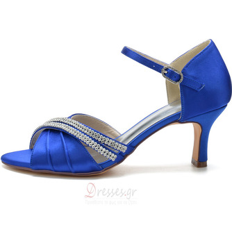 Σατέν πεταλούδα γαμήλια παπούτσια με κοίλο στιλέτο ψηλά τακούνια πράσινα παπούτσια παράνυμφων - Σελίδα 5