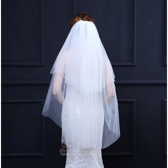 Νύφη απλό γάμο πέπλο απλό μαλακό μάτι πλέγμα με χτένα - Σελίδα 5