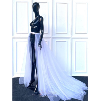 Αποσπώμενη νυφική φούστα γάμου αφαιρούμενη φούστα από τούλι - Σελίδα 4