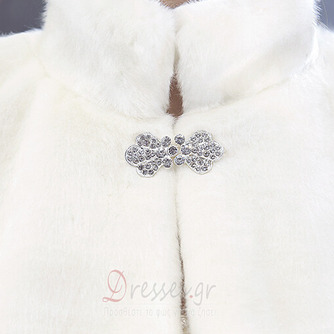 Φθινόπωρο και το χειμώνα ζεστό μπουφάν φόρεμα νύφη μανδύα απομίμηση γούνα σάλι - Σελίδα 4