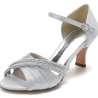 Σατέν πεταλούδα γαμήλια παπούτσια με κοίλο στιλέτο ψηλά τακούνια πράσινα παπούτσια παράνυμφων - Σελίδα 3