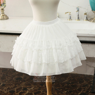 Φούστα Lolita Lace Fishbone, Cosplay Petticoat, Chiffon Lace Crinoline 47cm - Σελίδα 4