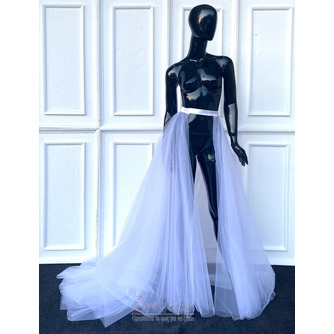 Αποσπώμενη νυφική φούστα γάμου αφαιρούμενη φούστα από τούλι - Σελίδα 3