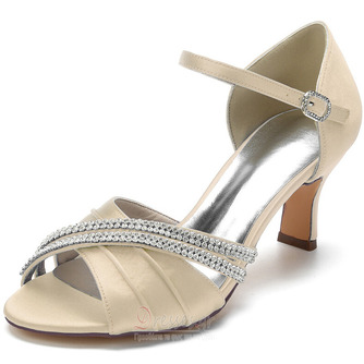 Σατέν πεταλούδα γαμήλια παπούτσια με κοίλο στιλέτο ψηλά τακούνια πράσινα παπούτσια παράνυμφων - Σελίδα 4