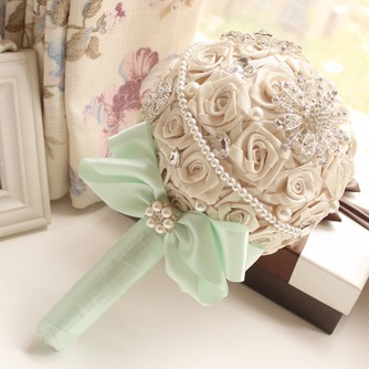 Διαμάντι ιδέες διακόσμησης του γάμου μαργαριτάρι γάμος διάταξη φωτογραφίας κρατώντας λουλούδια - Σελίδα 2