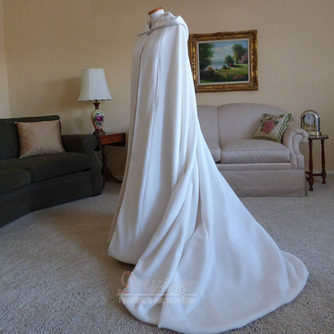 Σάλι νύφης 200cm Παντός γάμου σάλι με κουκούλα λευκό - Σελίδα 2
