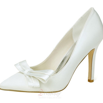 Γυναικεία παπούτσια ψηλοτάκουνα νυφικά παπούτσια ψηλοτάκουνα σατέν παπούτσια παράνυμφων γάμου - Σελίδα 1