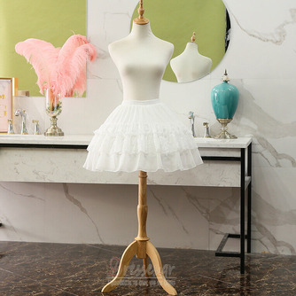 Φούστα Lolita Lace Fishbone, Cosplay Petticoat, Chiffon Lace Crinoline 47cm - Σελίδα 2